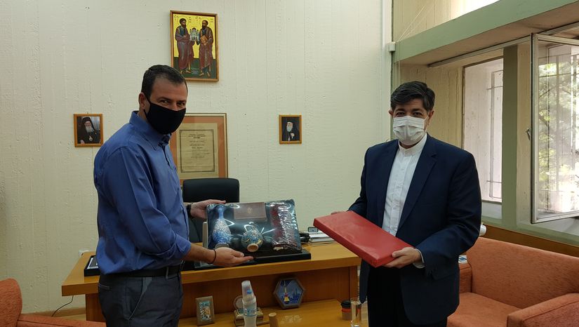 Επίσκεψη στη Θεολογική Σχολή του Μορφωτικού Σύμβουλου της Πρεσβείας της Ισλαμικής Δημοκρατίας του Ιράν στην Ελλάδα
